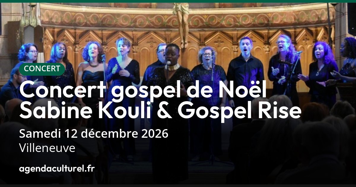 Sabine Kouli à Villeneuve le 12 décembre 2026, concert