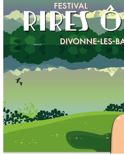 affiche festival Rires o Lac