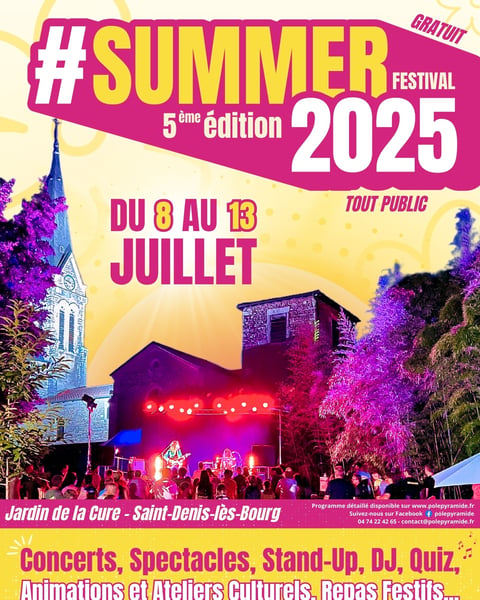 Festival Summer 2025 affiche