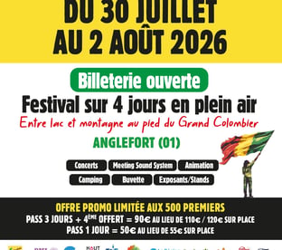 Nomade Reggae Festival 2026 affiche