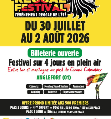 Nomade Reggae Festival 2026 affiche