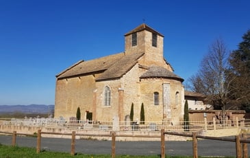 Visite guidée de l'église romane de Bey (Ain)