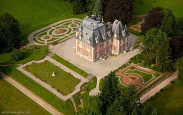 Visite du château de Joyeux et de ses parterres