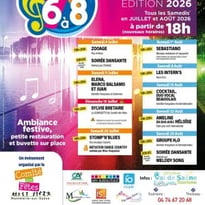 Les 6 à 8 concerts en plein air gratuits