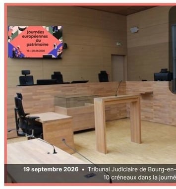 Présentation de la Justice par les agents du Tribunal Judiciaire