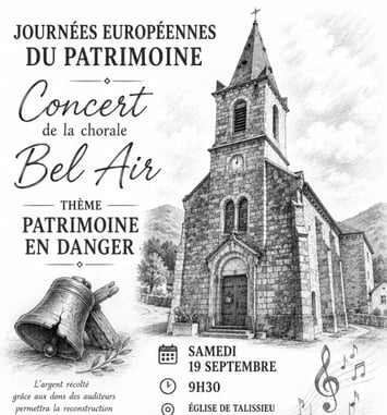 Concert de la chorale Bel'Air