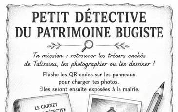 Petit détective du patrimoine Bugiste