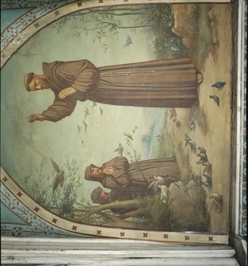 En marche sur le chemin de Saint François vers Assise