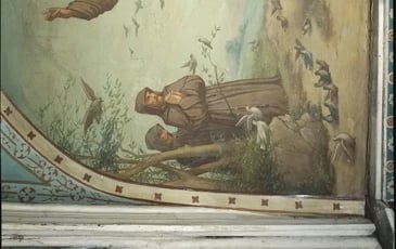 En marche sur le chemin de Saint François vers Assise