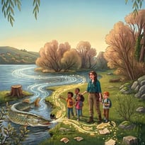 Balade contée en famille avec Brobro le brochet