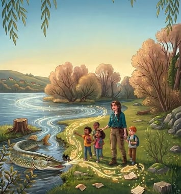 Balade contée en famille avec Brobro le brochet