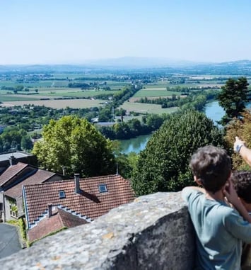 Visite du château fort de Trévoux
