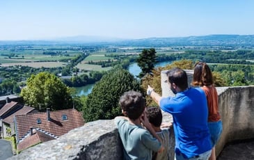 Visite du château fort de Trévoux