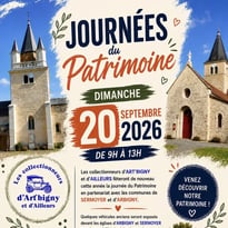 Petite exposition de véhicules anciens devant l'église d'Arbigny
