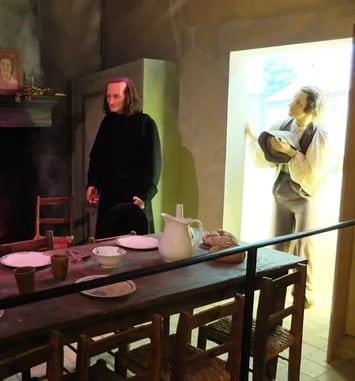 Musée de cire, la vie de Jean-Marie Vianney, dit le Curé d'Ars