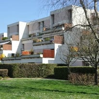Parcours Architecture XXe, Bourg-en-Bresse, Itinéraire 2 "Du faubourg au terrasses de Brou"