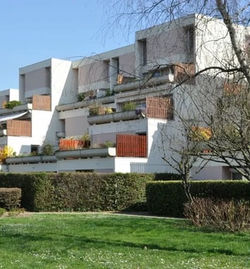 Parcours Architecture XXe, Bourg-en-Bresse, Itinéraire 2 "Du faubourg au terrasses de Brou"