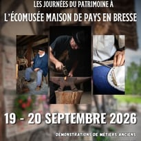 Atelier pour les enfants à l'Écomusée Maison de Pays en Bresse