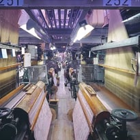 Visite flash pour découvrir les anciens ateliers de production des Soieries Bonnet
