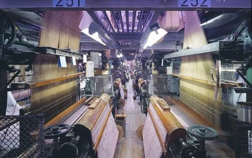 Visite flash pour découvrir les anciens ateliers de production des Soieries Bonnet