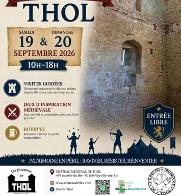 Le château médiéval de Thol dévoile les coulisses de sa sauvegarde !