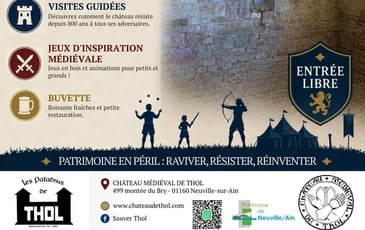 Le château médiéval de Thol dévoile les coulisses de sa sauvegarde !