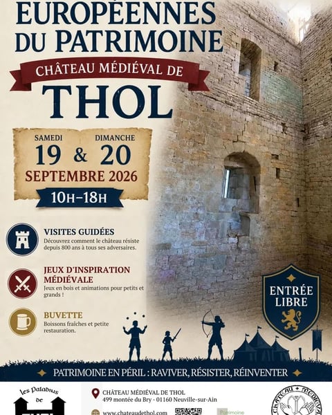 Le château médiéval de Thol dévoile les coulisses de sa sauvegarde !