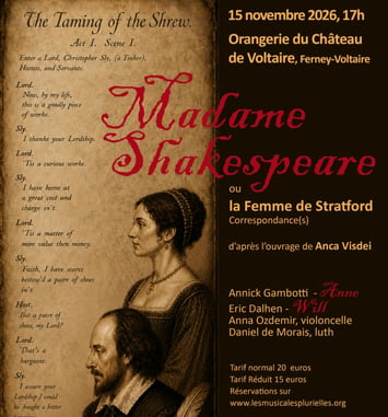 Madame Shakespeare ou la Femme de Stratford