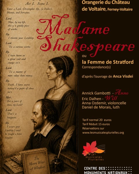 Madame Shakespeare ou la Femme de Stratford
