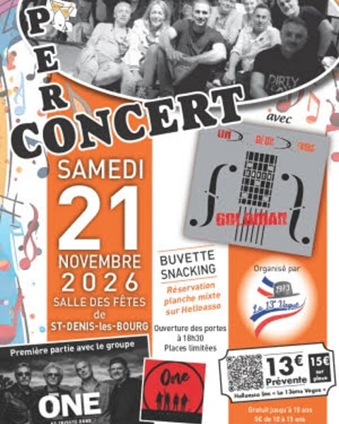 One U2 tribute et 1.2.3 Goldman