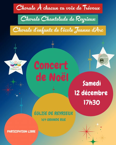 La magie de Noël en musique à Reyrieux